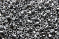Scattered pneumatic bullet (macro, close up)