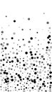 Scattered random black dots. Dark points dispersio Royalty Free Stock Photo