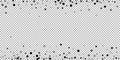 Scattered random black dots. Dark points dispersio