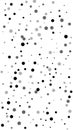 Scattered random black dots. Dark points dispersio Royalty Free Stock Photo
