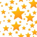 Scattered stars pattern - seamless vector