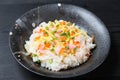 Scattered sushi called CHIRASHI ZUSHI Royalty Free Stock Photo