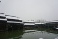 A sccenery of Wu zhen ancient town in winter,China Royalty Free Stock Photo