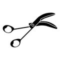 Sccissors surgery tool icon pictogram