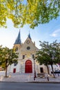 Sceaux, France: Facade of the Saint-Jean-Baptiste de Sceaux Catholic Church