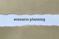 Scenario planning on paper