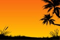 Summer tropical beach backgrounds Royalty Free Stock Photo
