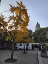 Scenary inside Tiger Hill or Huqiu in Suzhou, China Royalty Free Stock Photo