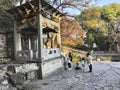 Scenary inside Tiger Hill or Huqiu in Suzhou, China Royalty Free Stock Photo