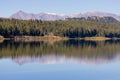 Two Oceans Lake Autumn Reflection Royalty Free Stock Photo