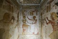 Scene from Abydos Temple in Madfuna, Egypt Royalty Free Stock Photo