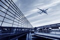 The scene of airport building Royalty Free Stock Photo