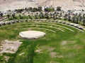 Scene amphitheater in the open air