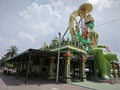 Scene around the building structure and statue of around the Maha Parasakthi Patchaiamman Kathirvel Murugan Temple