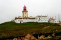 Scene of Capo Da Roca Lighthouse in Portugal