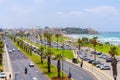 Scene of the coast, Tel-Aviv Royalty Free Stock Photo