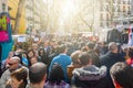 Scene from El Rastro flea market in Madrid