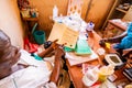 Scene of health center activity in village in Africa, Senegal