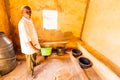 Scene of health center activity in village in Africa, Senegal