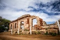 Historic abandoned lighthouse ruins at Aguadilla, Puerto Rico,