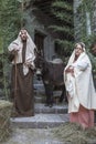 Scene of Jesus life. The flight into Egypt