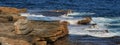 Scene at Maroubra Beach, Sydney Royalty Free Stock Photo