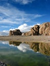 Scene on Namsto lake, Tibet