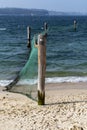 Shark nets protecting local beach in Sydney