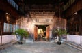 The scene of the night in Xitang ancient town, Zhejiang Province, China Royalty Free Stock Photo