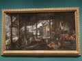 Winter: The Interior of a Barn by Rubens at the Queen Gallery in London England