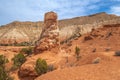 Scene of the red rock formations in Kodachrome Basin State Park in the daytime in Utah, USA Royalty Free Stock Photo