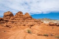 Scene of the red rock formations in Kodachrome Basin State Park in the daytime in Utah, USA Royalty Free Stock Photo