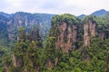 scene of rock mountain in Zhangjiajie National Forest Park,Hunan, China Royalty Free Stock Photo