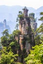 scene of rock mountain in Zhangjiajie National Forest Park,Hunan, China Royalty Free Stock Photo