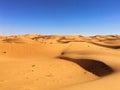 Sahara Desert, Beni Abbes, Bechar, Algeria Royalty Free Stock Photo