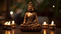 The Serene Glow of a Child Buddha