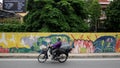 The scene of street in Hanoi Vietnam 2015.