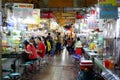 Scene at street near Ben Thanh Market in Saigon, Vietnam