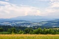 Scene with Tatra mountains - Niedzica, Poland