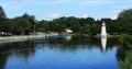 Scene of Wellington Park in Simcoe, Ontario