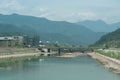 Scenery along the road in Zhejiang, China