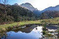 Scenery along way to Thac Tinh Yeu Waterfall which lies within Hoang Lien National Park near Sapa Vietnam Asia Royalty Free Stock Photo