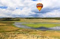 The scenery along the Yellowstone River Royalty Free Stock Photo
