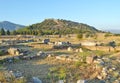 Scenery of the ancient city of Eretria Euboea Greece