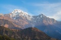 Scenery of Annapurna Massif in nepal