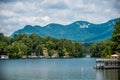 Scenery around lake lure north carolina Royalty Free Stock Photo