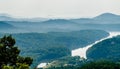 Scenery around lake lure north carolina