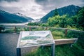 Scenery around mendenhall glacier park in juneau alaska Royalty Free Stock Photo