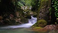 Scenery of the Back Hill of Qingcheng Mountain Royalty Free Stock Photo