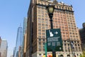 Scenery of Battery park in lower Manhattan, NYC